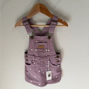 Jamie Kay Purple Heart Embroidered Skirtall